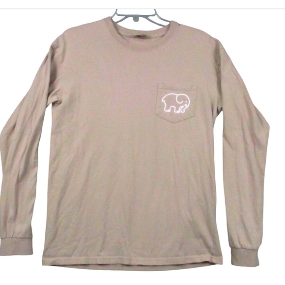 IVORY ELLA ⭐️  long sleeve taupe tee - Picture 1 of 5